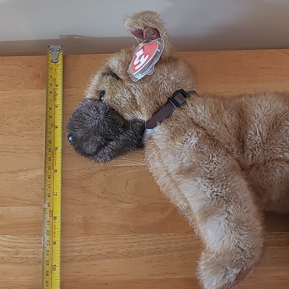 TY CLASSIC COLLECTION Retired 2000 'Sheriff' German Shepherd Plush Dog - Picture 14 of 16